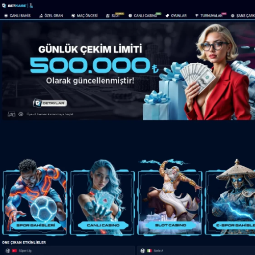 Betkare ekran görüntüsü