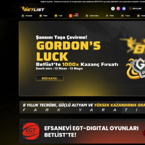Betlist ekran görüntüsü