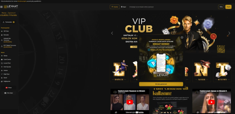 Casino Levant ekran görüntüsü