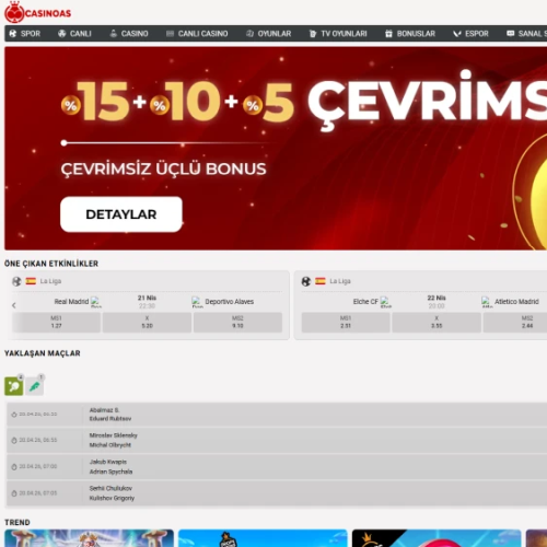 Casinoas ekran görüntüsü