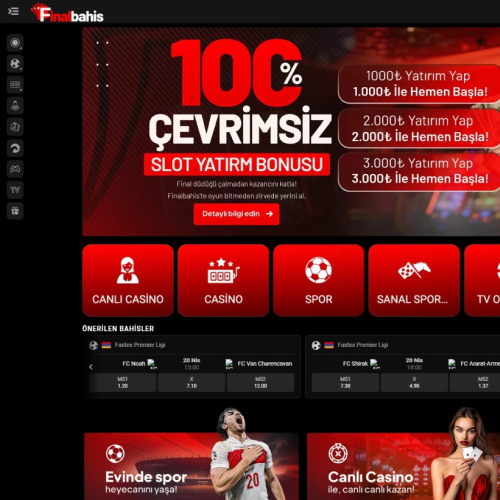 Final Bahis ekran görüntüsü