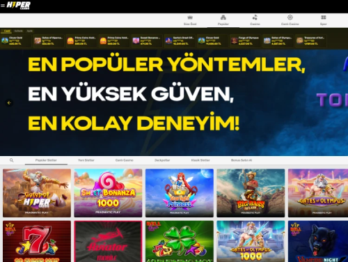 Hiper Casino ekran görüntüsü
