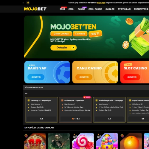 Mojobet ekran görüntüsü