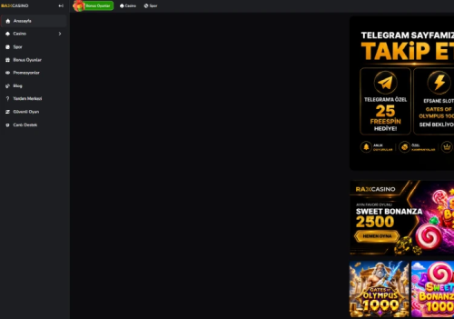 Rax Casino ekran görüntüsü