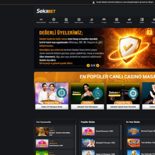 Sekabet ekran görüntüsü