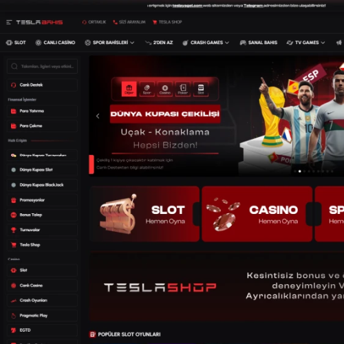 Teslabahis ekran görüntüsü